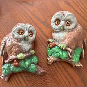 Owls Wall Art Figurines